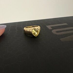 Luv AJ Yellow Bff ring